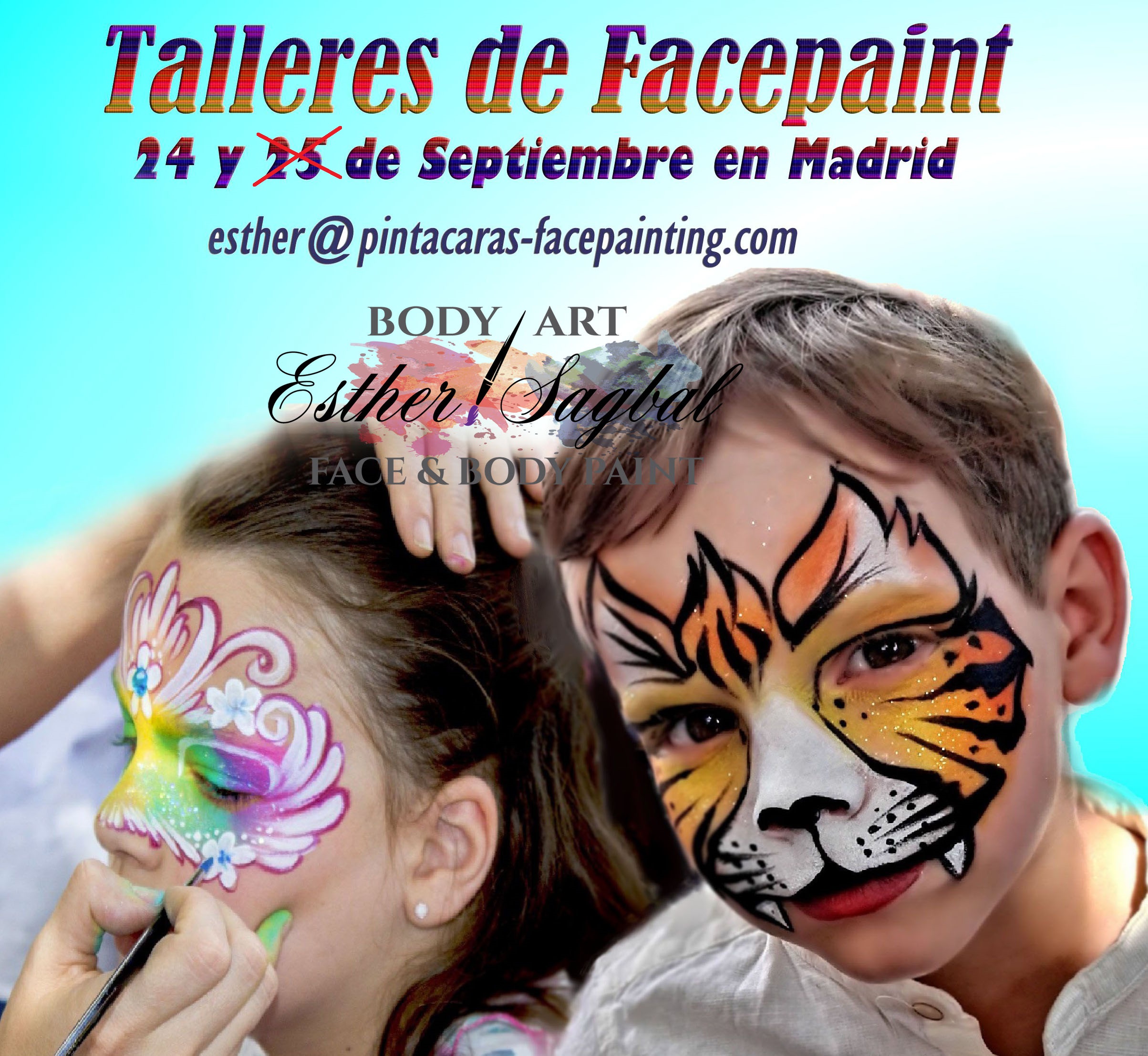 taller de pintacaras, taller de facepaint, curso de pintacaras