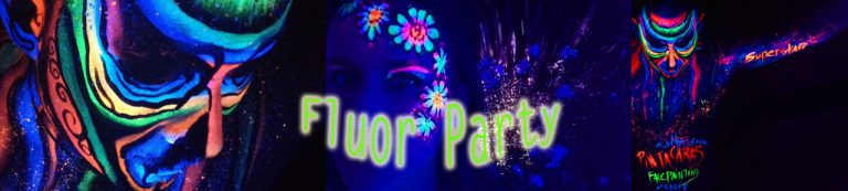 maquillaje fluorescente para fiestas