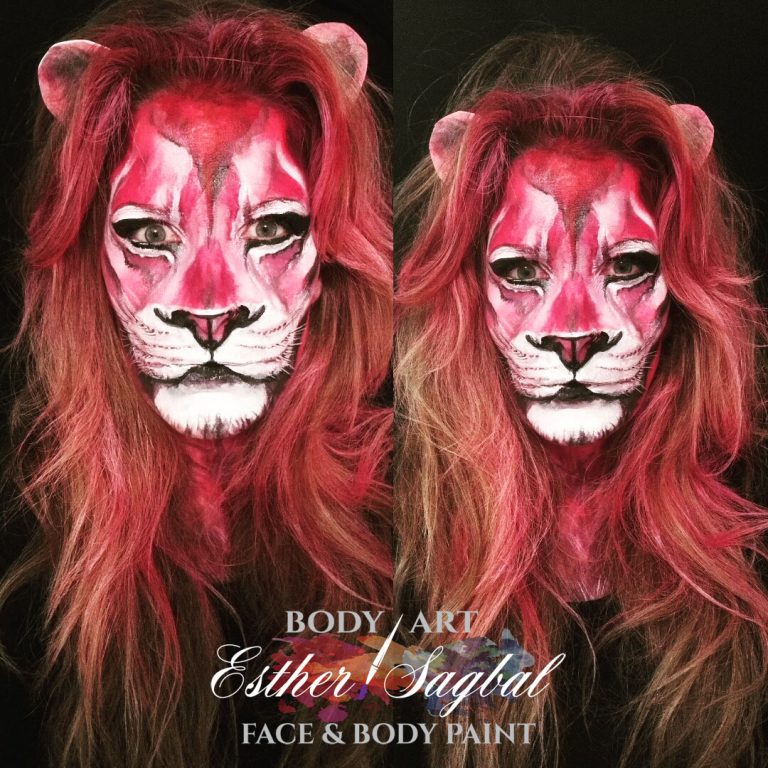 facepaint de león
