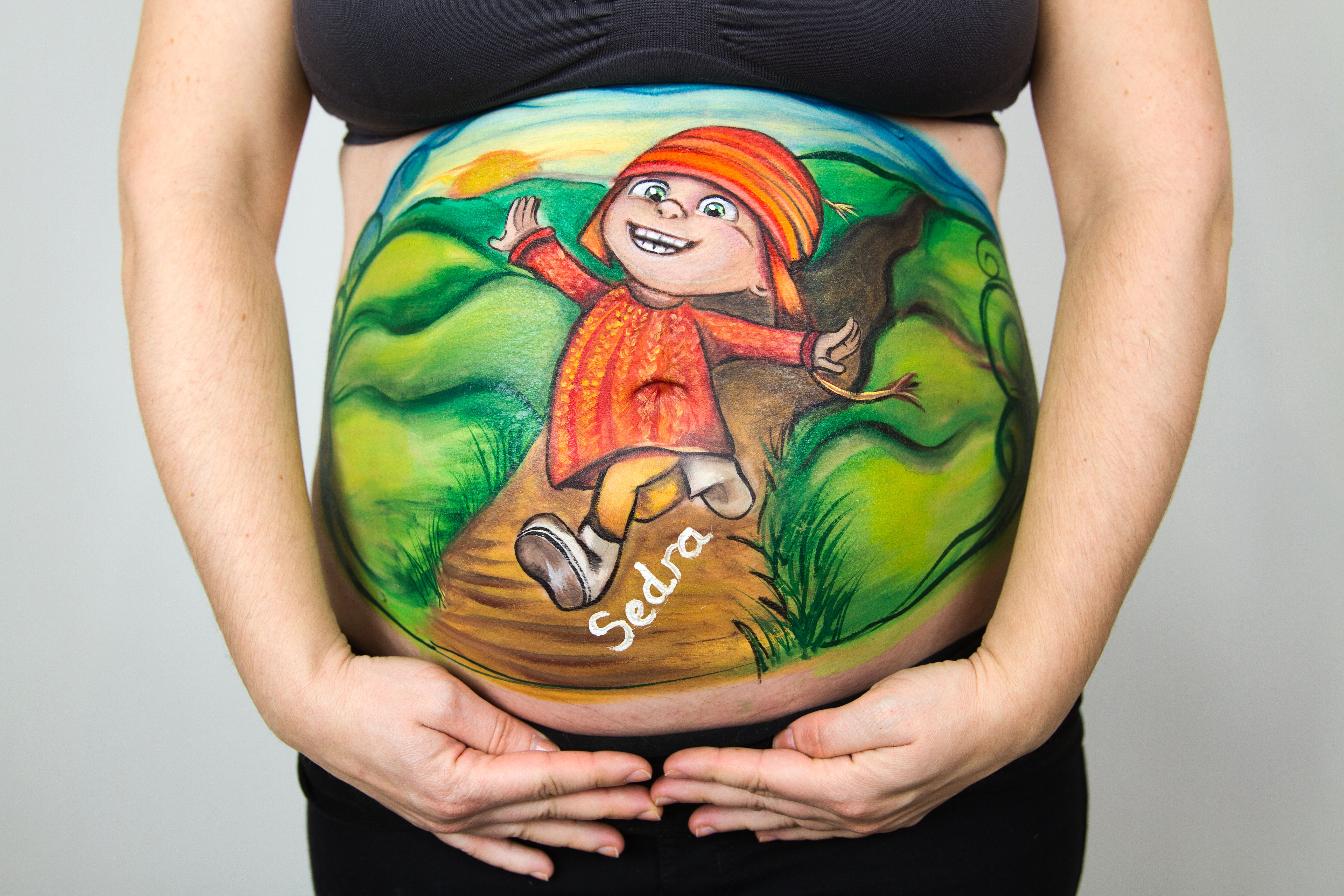 Pinta tu barriga durante el embarazo