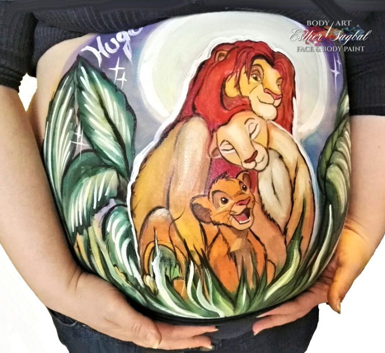 Belly paint Madrid, pintarse durante el embarazo