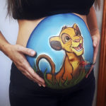 Sesion belly painting Madrid.