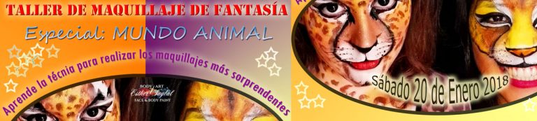 Taller de Facepaint Animales. Enero 2018