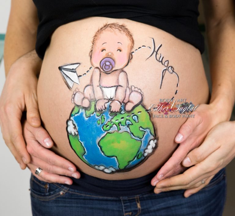 Bodypaint para embarazadas en Madrid