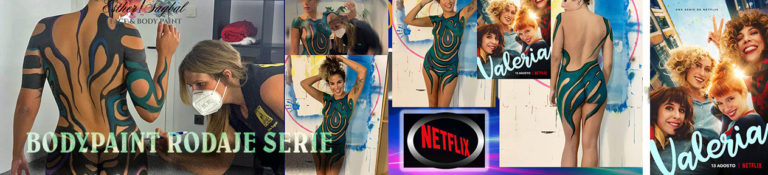 Bodypaint para serie de Netflix