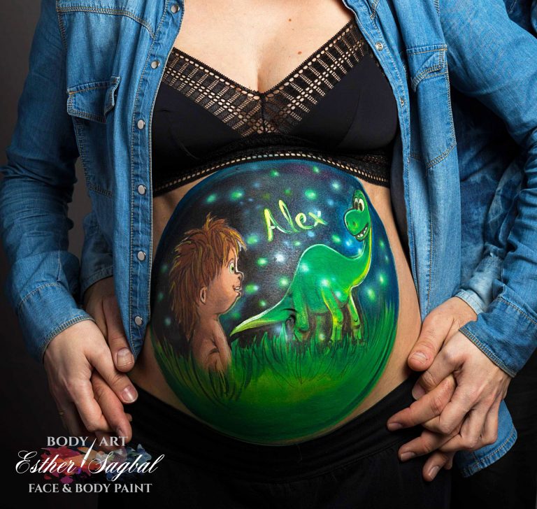 Ideas para pintarse la barriga niño