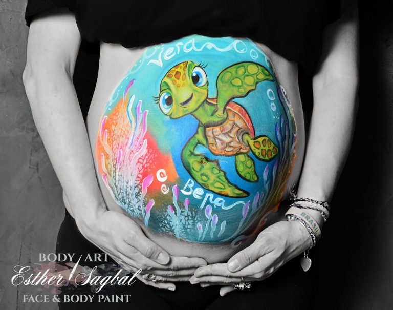 ideas para pintar barriga embarazada