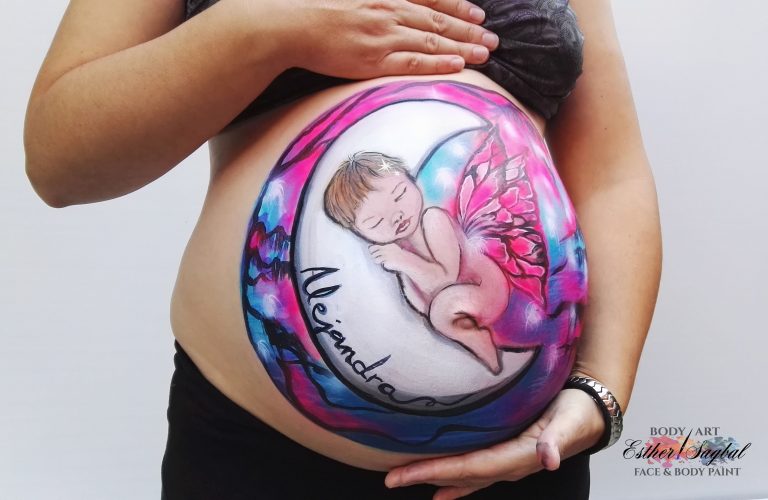 Belly paint Madrid