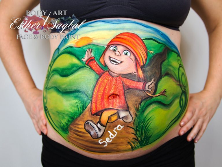 Pinta tu barriga durante el embarazo