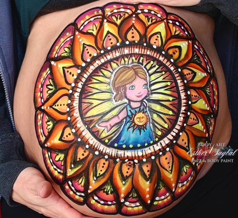 Bellypaint mandala sesiones en Madrid