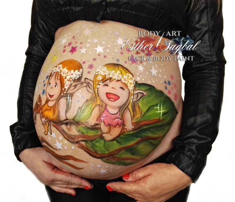 Bellypaint gemelos