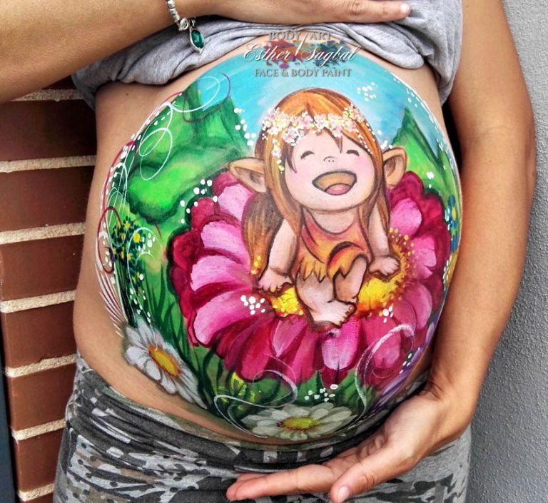 Bodypaint para embarazadas en Madrid