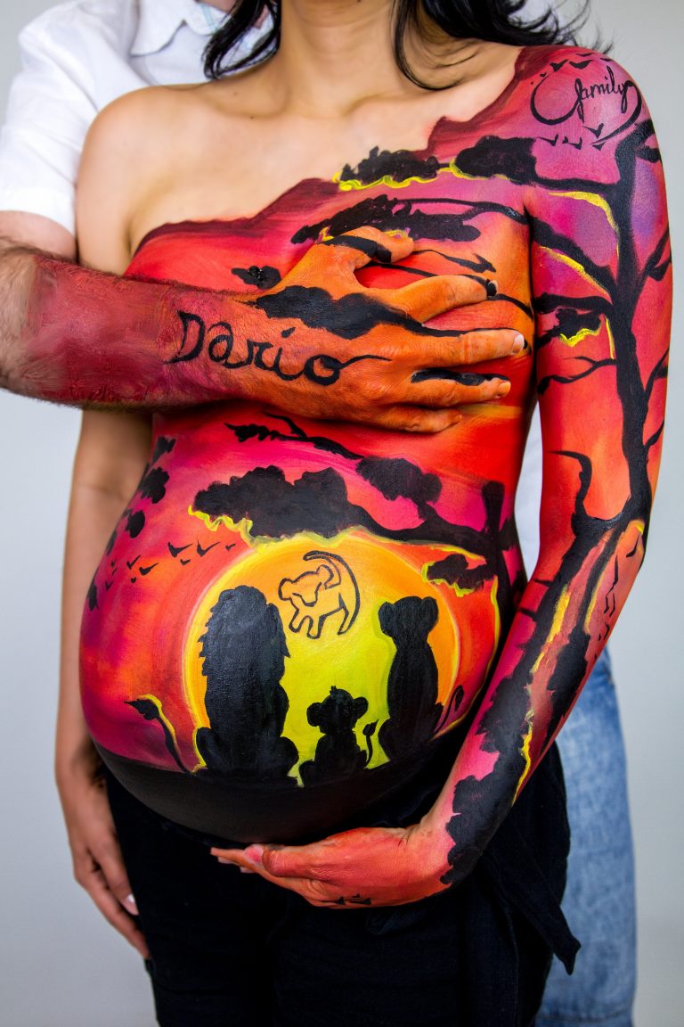 Belly paint profesional en Madrid