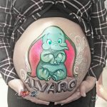 Pintar la barriga en el embarazo
