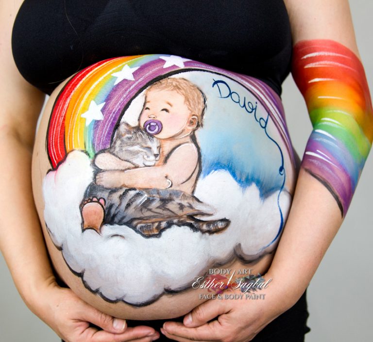 Bodypaint para embarazadas en Madrid