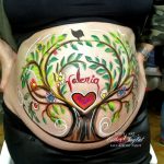 Belly paint baby shower en Madrid