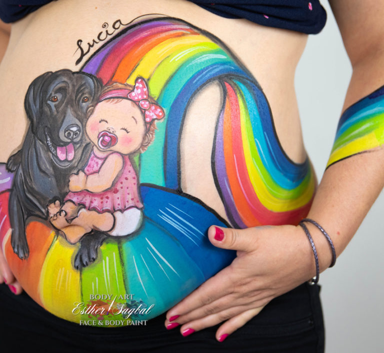 Bellypaint en Madrid sesiones profesionales!