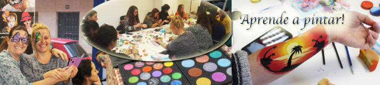 Taller de pintacaras 11 de julio en Madrid.