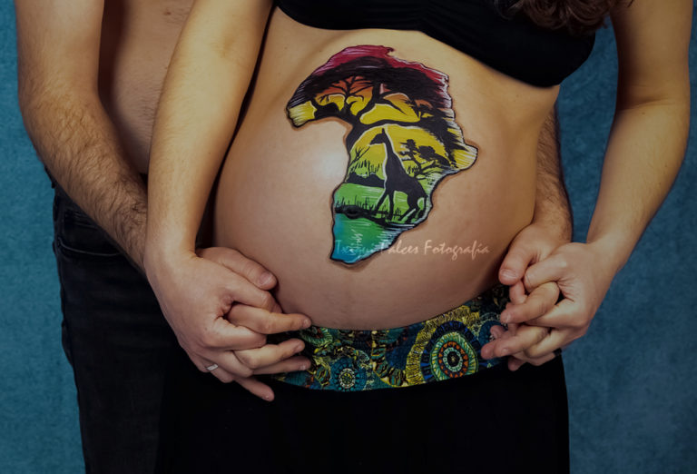 Bellypaint en Madrid sesiones profesionales